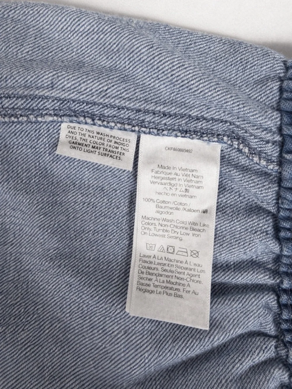 Madewell Denim Shorts 25 Paperbag Waist High Rise Blue Casual Summer Pockets - Picture 5 of 6